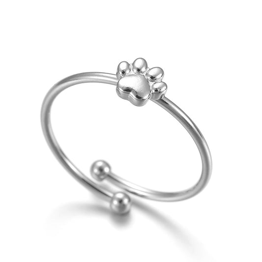 Open-Ended Paw Ring